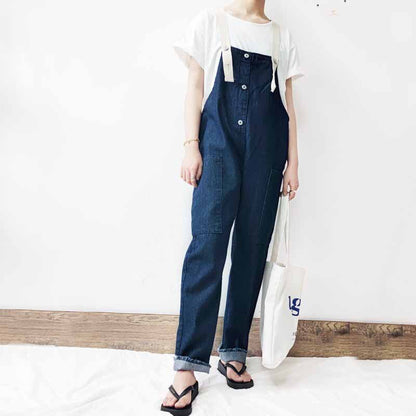 -キッズ デニム テープ サスペンダー サロペット リンク ママ お揃い コーデ【mh0000396】 - mamahalo shop - オーバーオール -  べビー服 - 子供服 - 男の子 - 女の子