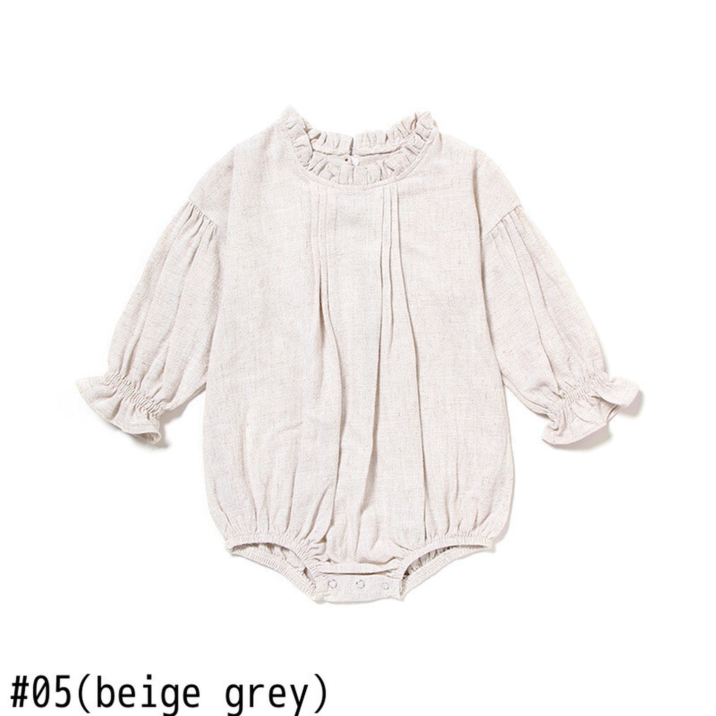 -ベビー 長袖 ふんわり ロンパース【mh0000404】 - mamahalo shop - 長袖ロンパース -  べビー服 - 子供服 - 男の子 - 女の子