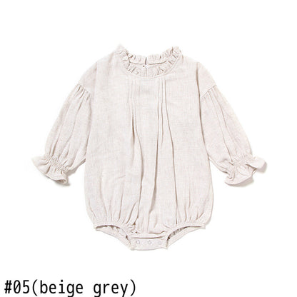 -ベビー 長袖 ふんわり ロンパース【mh0000404】 - mamahalo shop - 長袖ロンパース -  べビー服 - 子供服 - 男の子 - 女の子