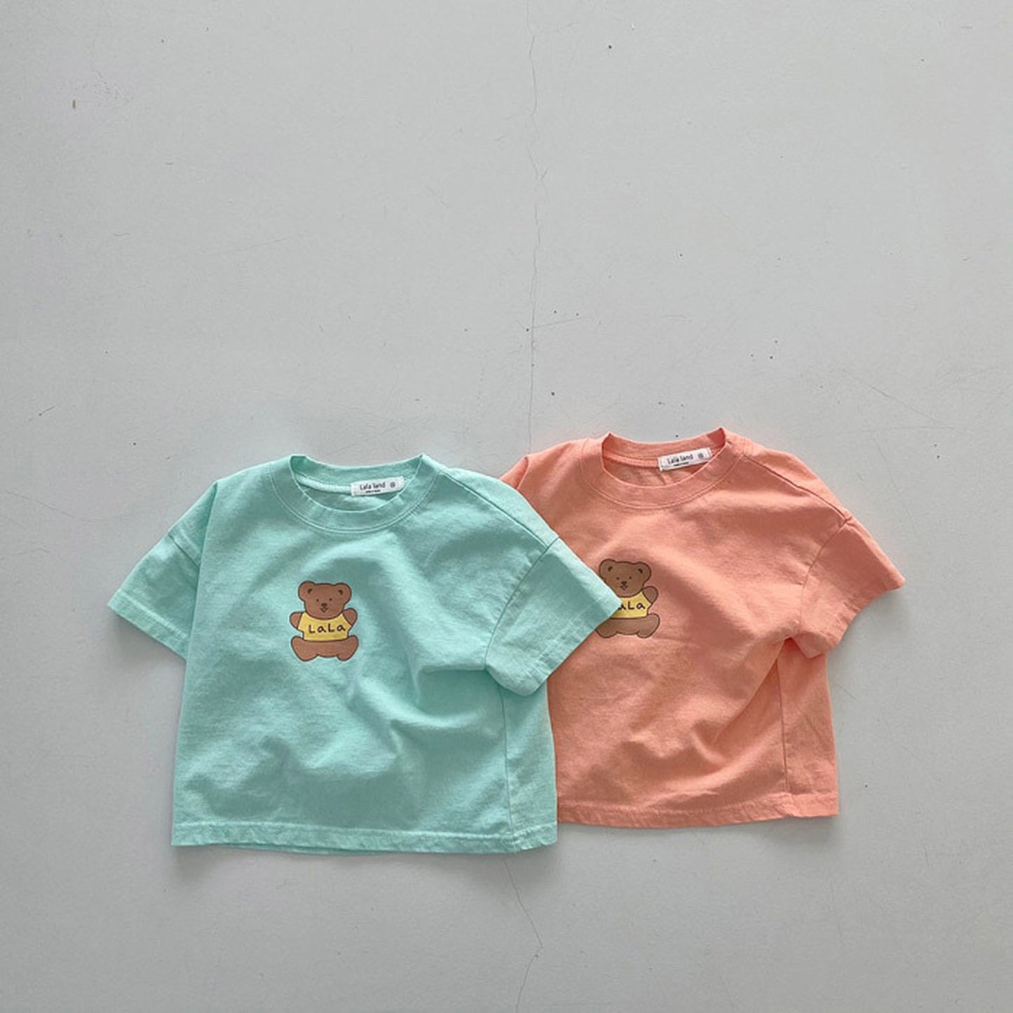 -ベビー くま セットアップ Tシャツ パンツ【mh0000054】 - mamahalo shop - 半袖セットアップ -  べビー服 - 子供服 - 男の子 - 女の子