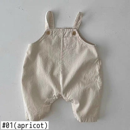 -ベビー ノースリーブ ジャンプスーツ サロペットパンツ - mamahalo shop - ノースリーブジャンプスーツ -  べビー服 - 子供服 - 男の子 - 女の子