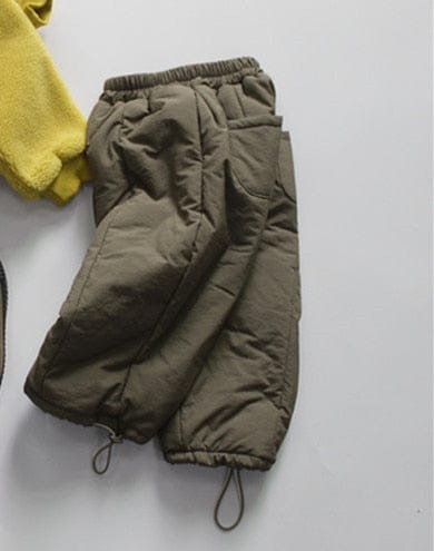 ロングパンツ・スウェットパンツ Army Green / 12M 80cm キッズ 裾絞りパンツ アウター パンツ【mh0001190】