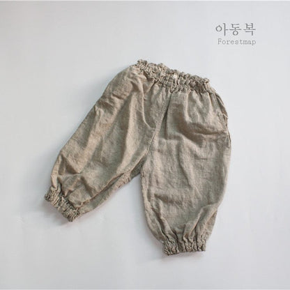 ロングパンツ・スウェットパンツ Beige / 12M 80cm キッズ ルーズ ランタン パンツ ズボン【mh0001294】