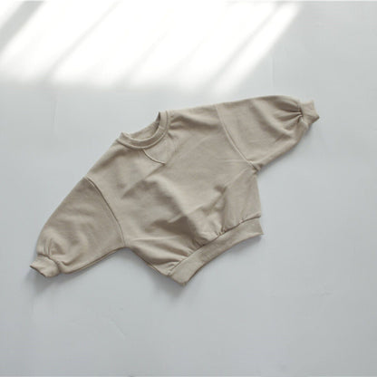 トレーナー・フーディ Beige / 24M 80cm キッズ シンプル スウェット トレーナー【mh0000328】