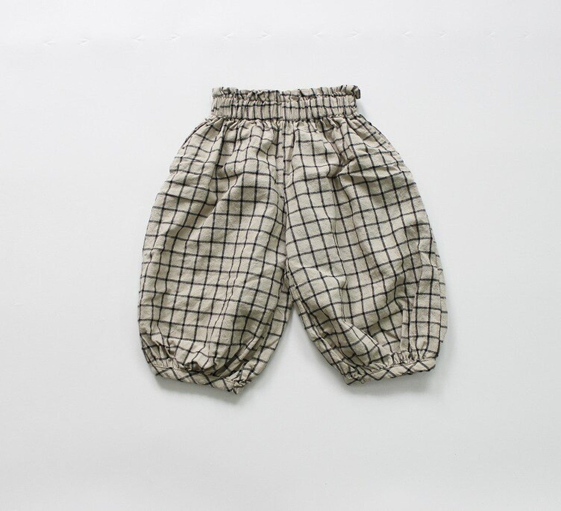 ハーフパンツ・ショートパンツ Black / 3T 90cm キッズ チェック パンツ【mh0000544】