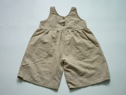 ノースリーブジャンプスーツ Khaki / 80cm キッズ ノースリーブ ジャンプスーツ【mh0000523】