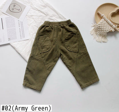 ロングパンツ・スウェットパンツ キッズ コットンリネン パンツ【mh0000220】