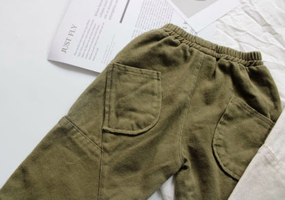 ロングパンツ・スウェットパンツ キッズ コットンリネン パンツ【mh0000220】