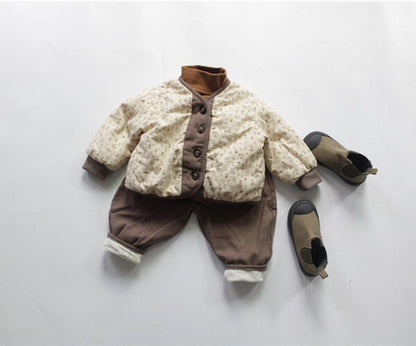 ショートコート・ジャケット・ジャンパー キッズ フラワー ジャケット【mh0000300】