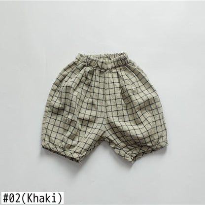ハーフパンツ・ショートパンツ キッズ チェック ショートパンツ【mh0000508】