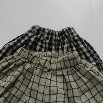 ハーフパンツ・ショートパンツ キッズ チェック ショートパンツ【mh0000508】