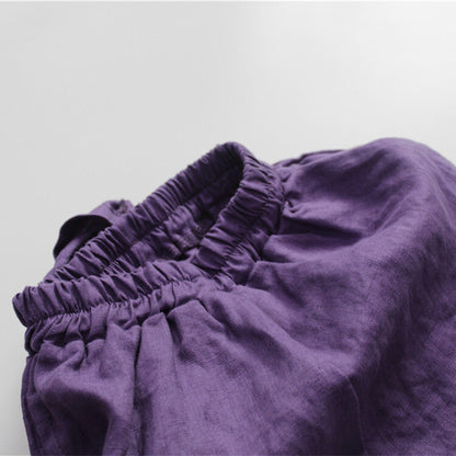 ロングパンツ・スウェットパンツ キッズ サマー コットンリネン パンツ【mh0000513】