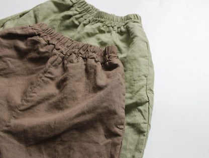 ロングパンツ・スウェットパンツ キッズ コットンリネン パンツ【mh0000534】