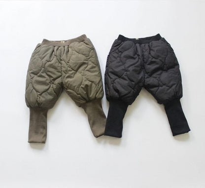 ベスト キッズ キルティング 裏フリース スウェット ベスト パンツ【mh0001189】