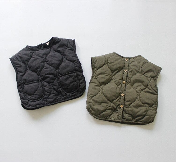 ベスト キッズ キルティング 裏フリース スウェット ベスト パンツ【mh0001189】
