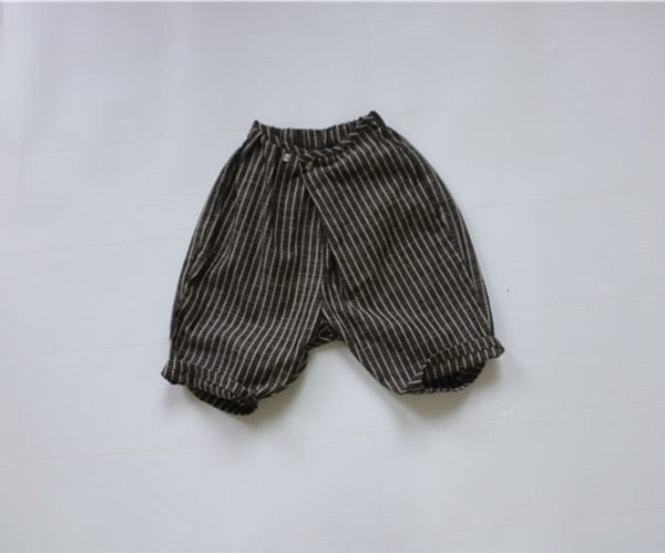 ロングパンツ・スウェットパンツ Navy Blue / 3T 90cm キッズ ストライプ パンツ【mh0000121】