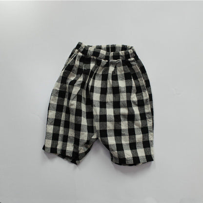 ハーフパンツ・ショートパンツ Plaid / 80cm キッズ チェック サマー パンツ【mh0000496】