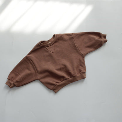 トレーナー・フーディ Red / 24M 80cm キッズ シンプル スウェット トレーナー【mh0000328】