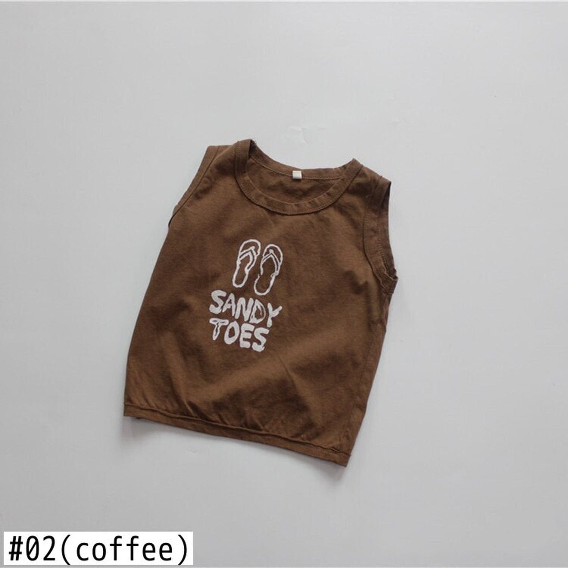 タンクトップ・キャミソール・ノースリーブトップス キッズ フリップフロップ ノースリーブ Tシャツ【mh0000444】