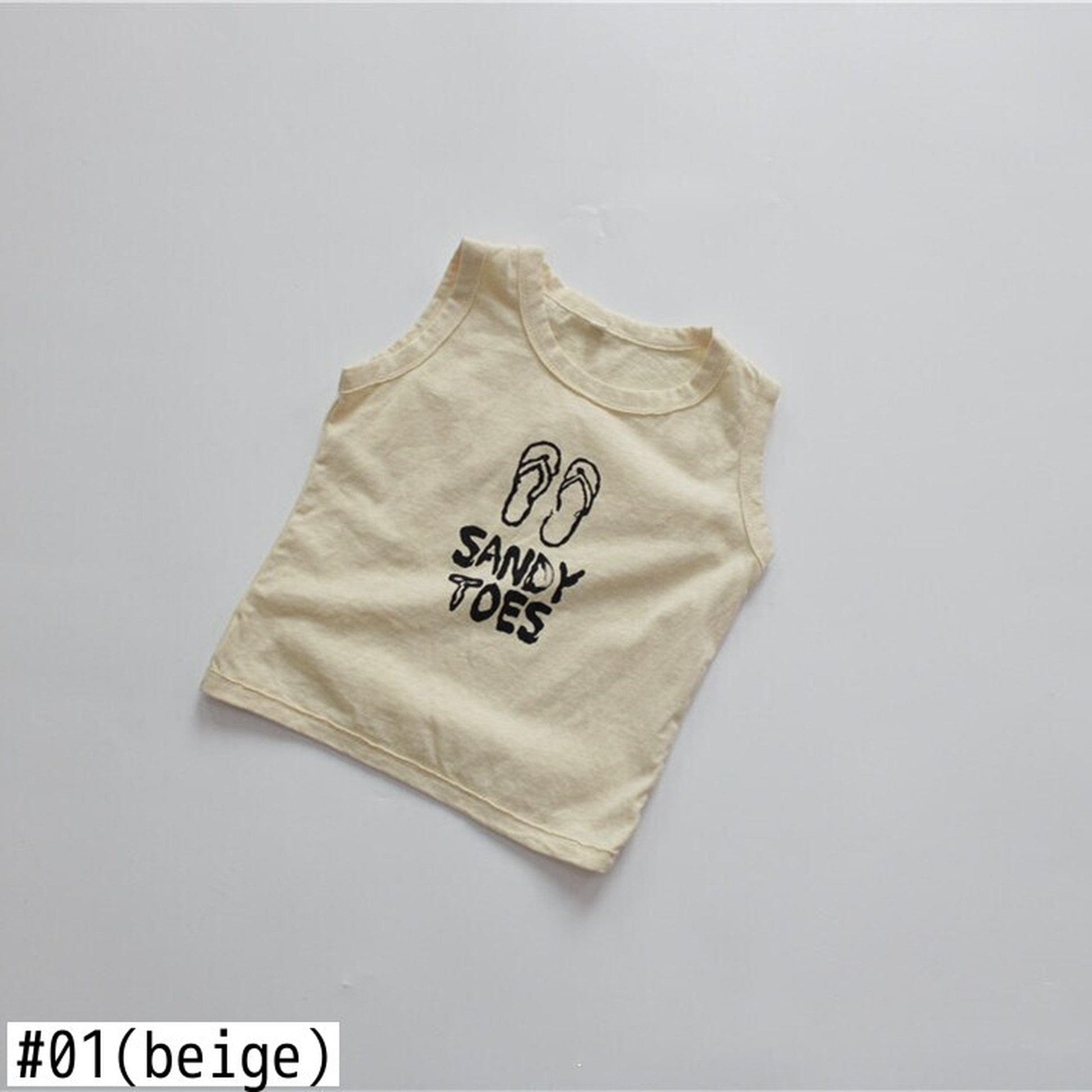 タンクトップ・キャミソール・ノースリーブトップス キッズ フリップフロップ ノースリーブ Tシャツ【mh0000444】