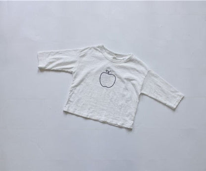 長袖Tシャツ キッズ りんご 長袖Tシャツ【mh0000138】