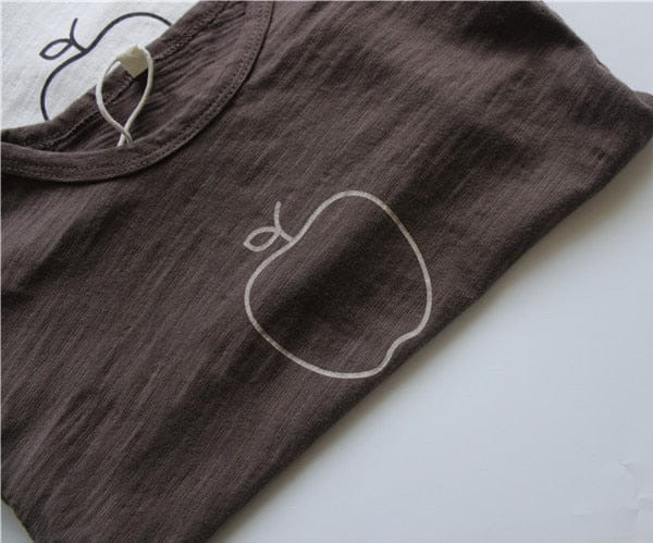 長袖Tシャツ キッズ りんご 長袖Tシャツ【mh0000138】