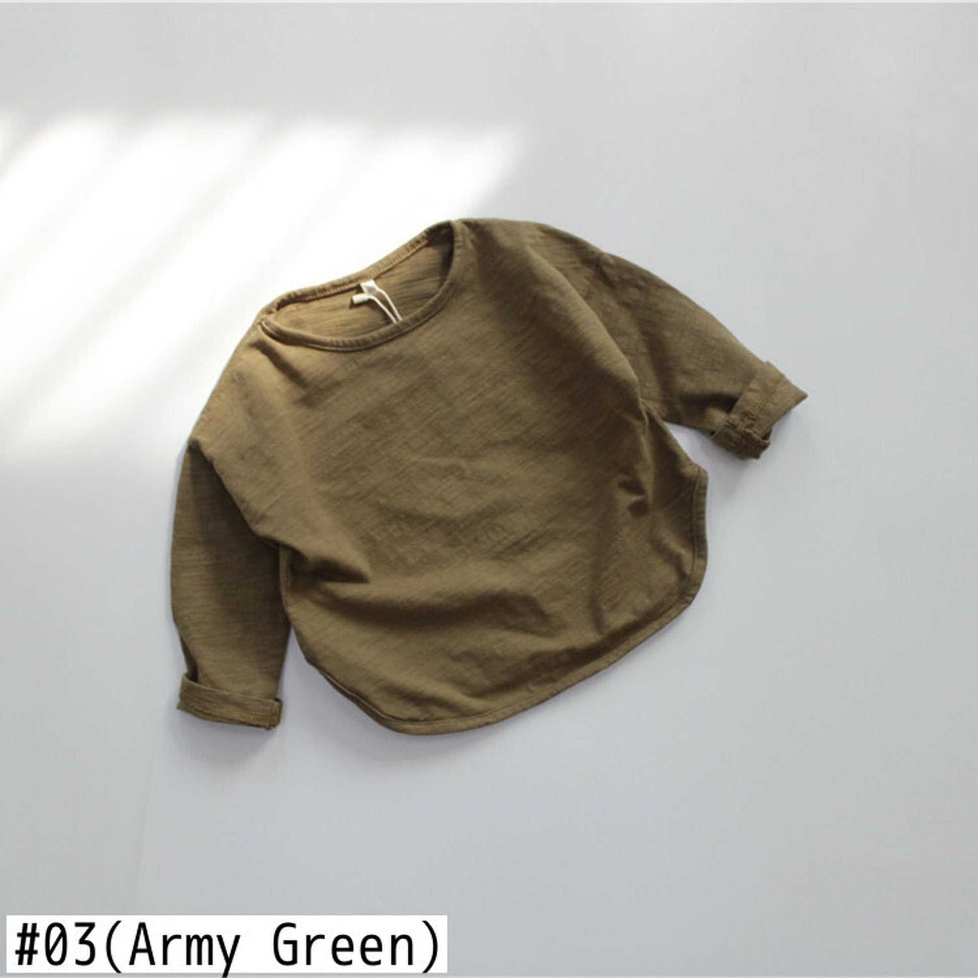 長袖Tシャツ キッズ シンプル 長袖 Tシャツ【mh0000232】