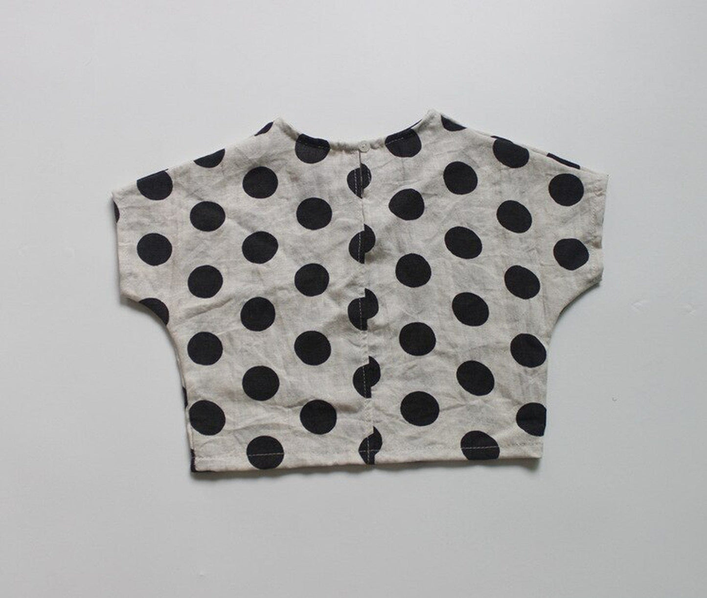 半袖Tシャツ キッズトップス みずたまドットプリント ルーズ シャツ Tシャツ【mh0000540】