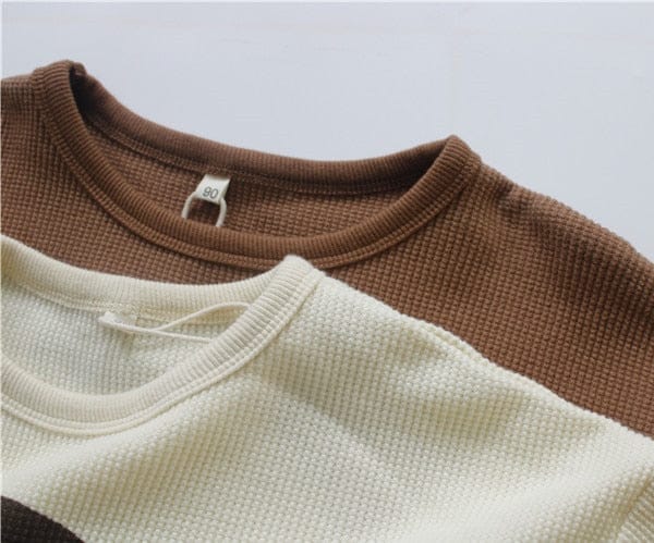 長袖Tシャツ キッズ レインボー 長袖 ルーズ Tシャツ トップス【mh0001003】