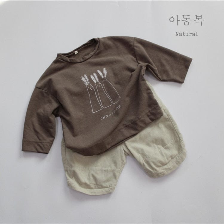 長袖Tシャツ キッズ うさぎ ラビット 長袖 Tシャツ トップス【mh0001304】