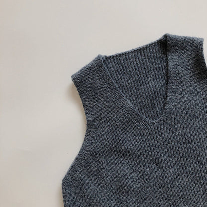ベスト キッズ ニットベスト シンプルベーシック 2カラー【mh0000235】
