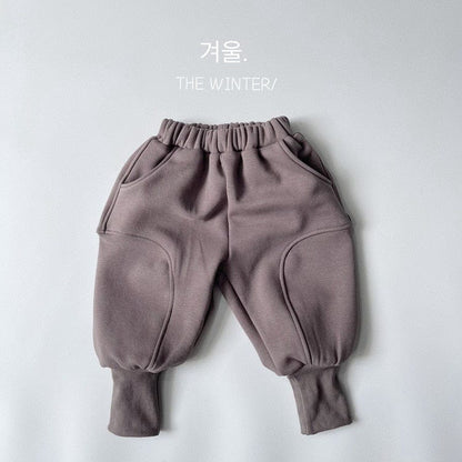 トレーナー・フーディ Apricot Gray Pants / 12M 80cm キッズ 裏フリース スウェット Vネック トレーナー パンツ【mh0001056】