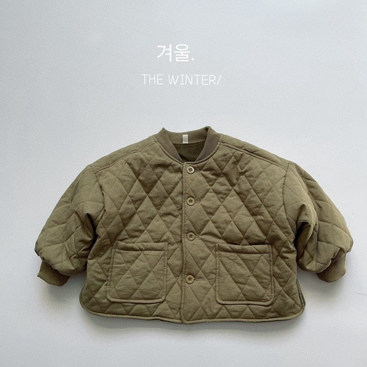 ショートコート・ジャケット・ジャンパー Army Green Coat / 12M 80cm キッズ キルティング ジャケット パンツ【mh0001070】