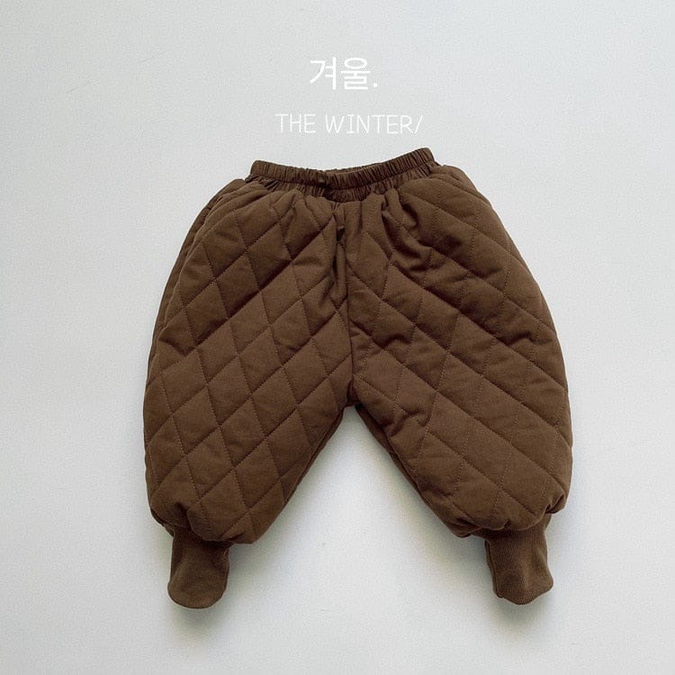ショートコート・ジャケット・ジャンパー Coffee Pants / 12M 80cm キッズ キルティング ジャケット パンツ【mh0001070】