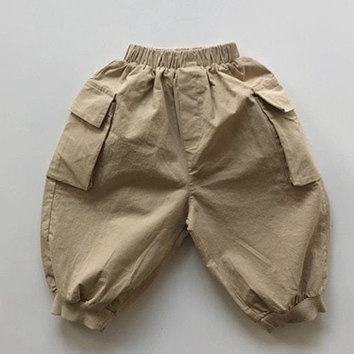 ロングパンツ・スウェットパンツ Khaki / 12M 80cm キッズ ナチュラル コットン カーゴパンツ【mh0000021】