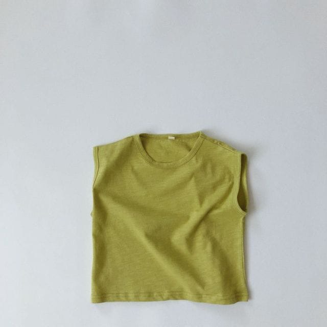 タンクトップ・キャミソール・ノースリーブトップス Light Green / 12M 80cm キッズ ノースリーブ Tシャツ【mh0000493】