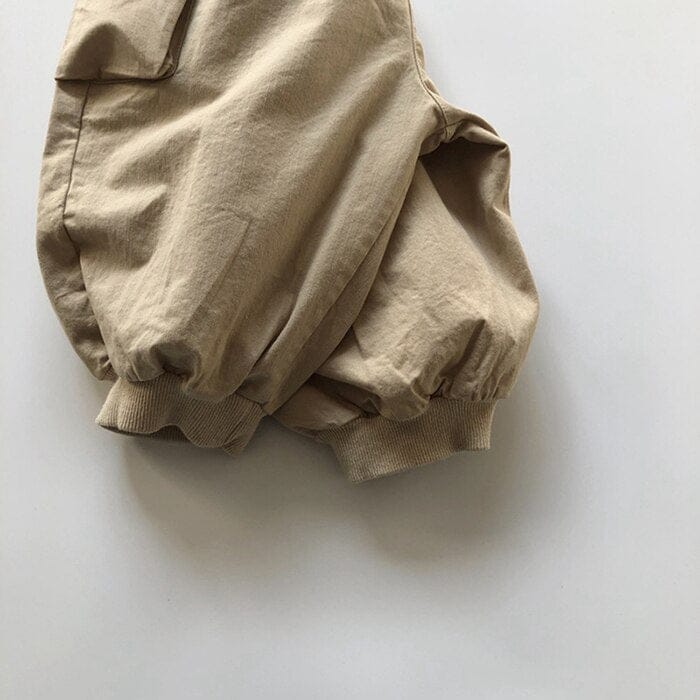 ロングパンツ・スウェットパンツ キッズ ナチュラル コットン カーゴパンツ【mh0000021】