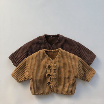 ショートコート・ジャケット・ジャンパー キッズ コーデュロイ 裏フリース ジャケット コート アウター【mh0000264】