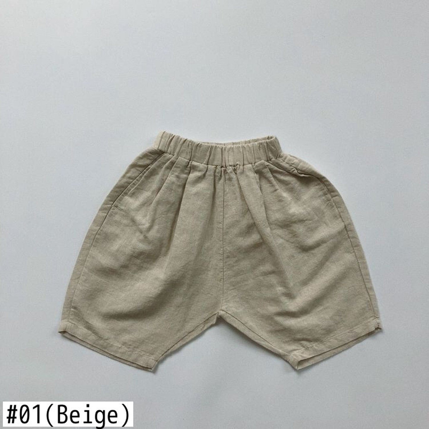 ハーフパンツ・ショートパンツ キッズ コットンリネン サマー パンツ【mh0000497】