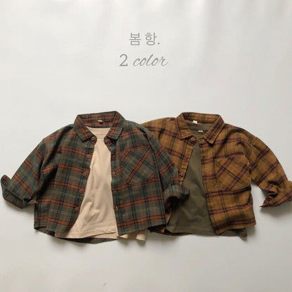 長袖シャツ・ブラウス キッズ チェック 長袖 シャツ トップス【mh0000652】