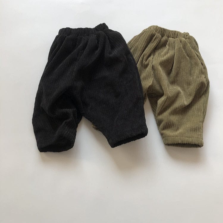 ロングパンツ・スウェットパンツ キッズ コーデュロイ 裏フリース パンツ 暖パン【mh0001072】