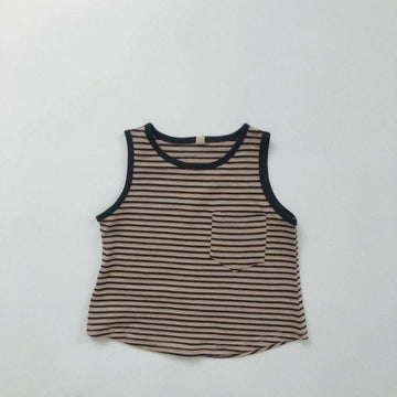タンクトップ・キャミソール・ノースリーブトップス Stripe / 12M 80cm キッズ ノースリーブ タンクトップ Tシャツ【mh0000491】