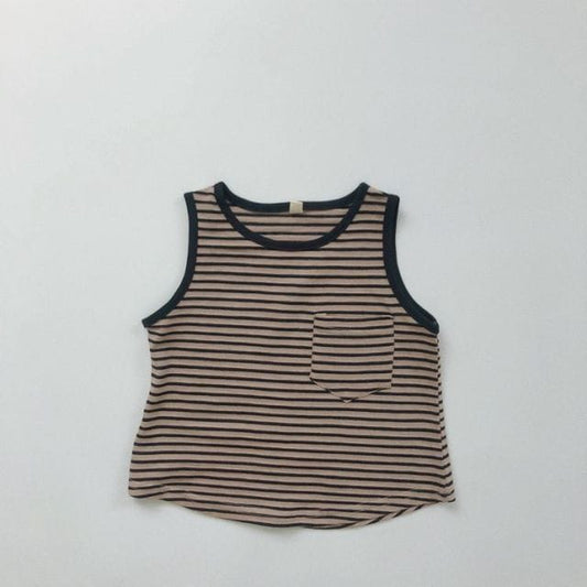 タンクトップ・キャミソール・ノースリーブトップス Stripe / 12M 80cm キッズ ノースリーブ タンクトップ Tシャツ【mh0000491】