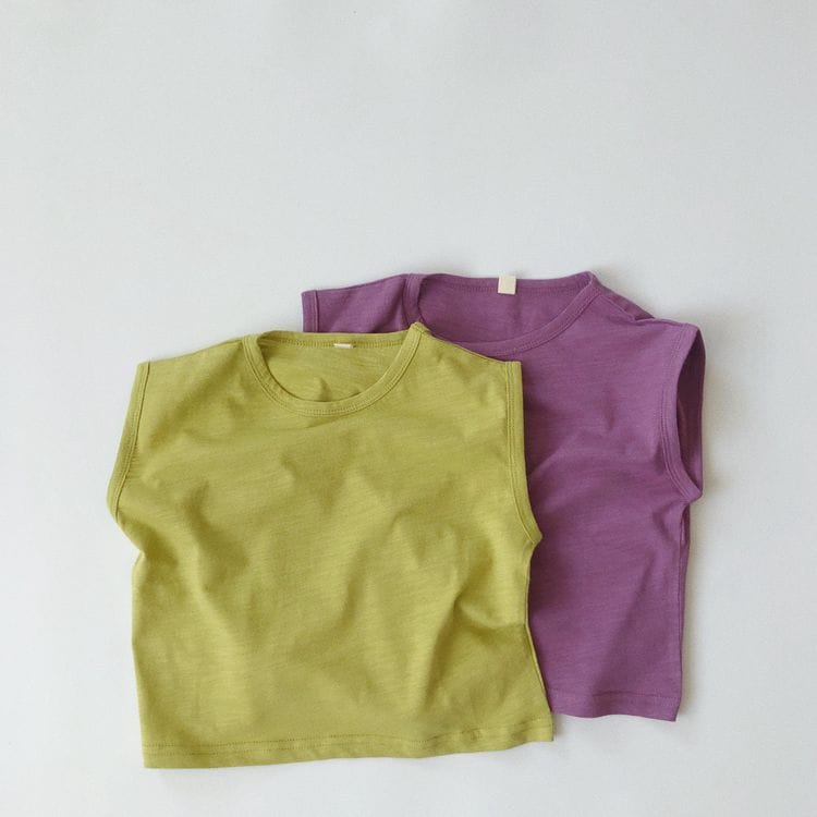 タンクトップ・キャミソール・ノースリーブトップス キッズ ノースリーブ Tシャツ【mh0000493】