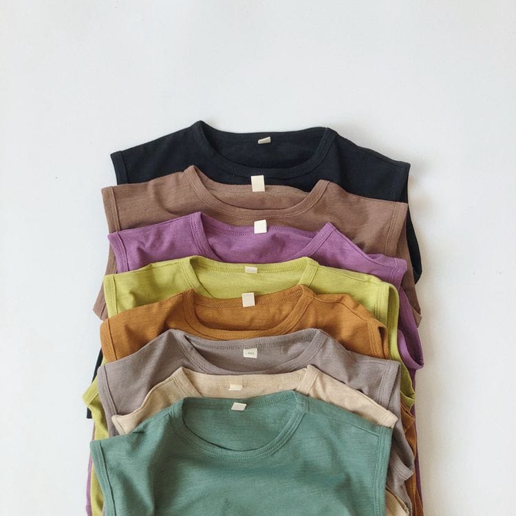 タンクトップ・キャミソール・ノースリーブトップス キッズ ノースリーブ Tシャツ【mh0000493】