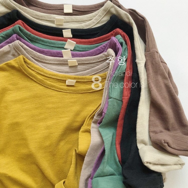 長袖Tシャツ キッズ シンプル 長袖 Tシャツ【mh0000129】