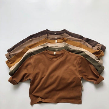 長袖Tシャツ キッズ ルーズ 長袖 Tシャツ トップス【mh0000635】