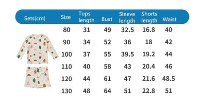 ベビー用水着 キッズ ボーイズ 男の子 セパレート 水着 スイムウェア ラッシュガード 帽子 セット【mh0001415】