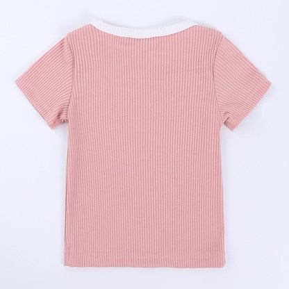 半袖セットアップ ベビーキッズ セットアップ 半袖Tシャツ ショートパンツ セット【mh0000563】