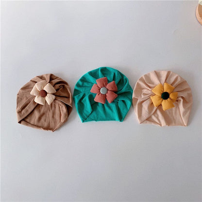 ベビー用帽子 ベビー フラワー キャップ ターバンハット 帽子【mh0000699】